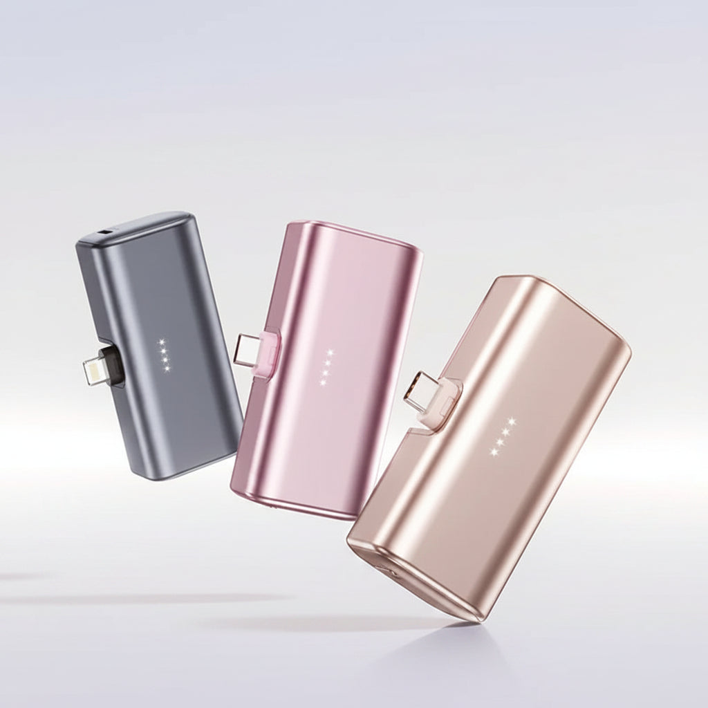 Power Bank Lenovo 22.5W Carga Rápida - Batería Portátil Mini USB-C para iPhone y Android