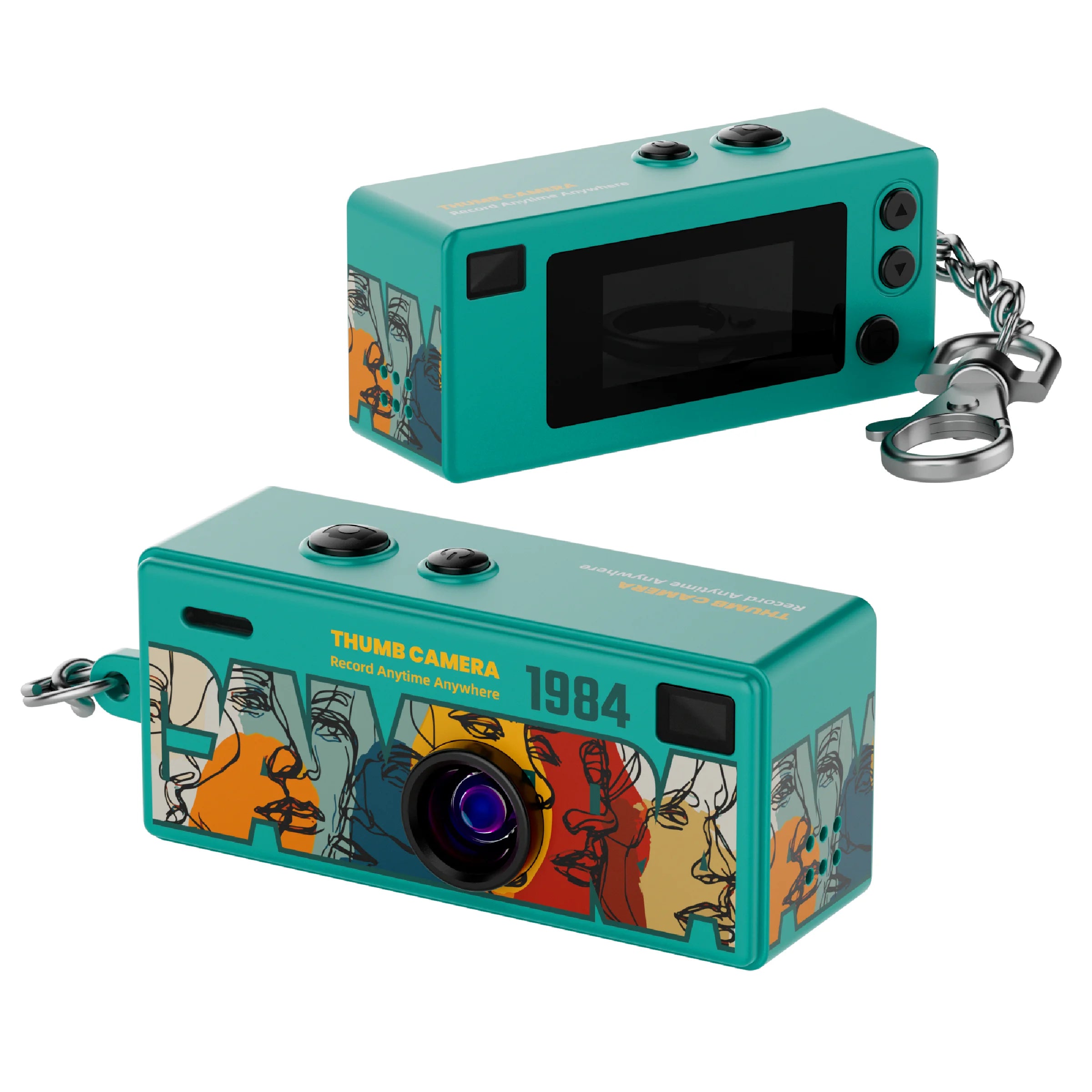 Mini cámara portátil HD 1080p