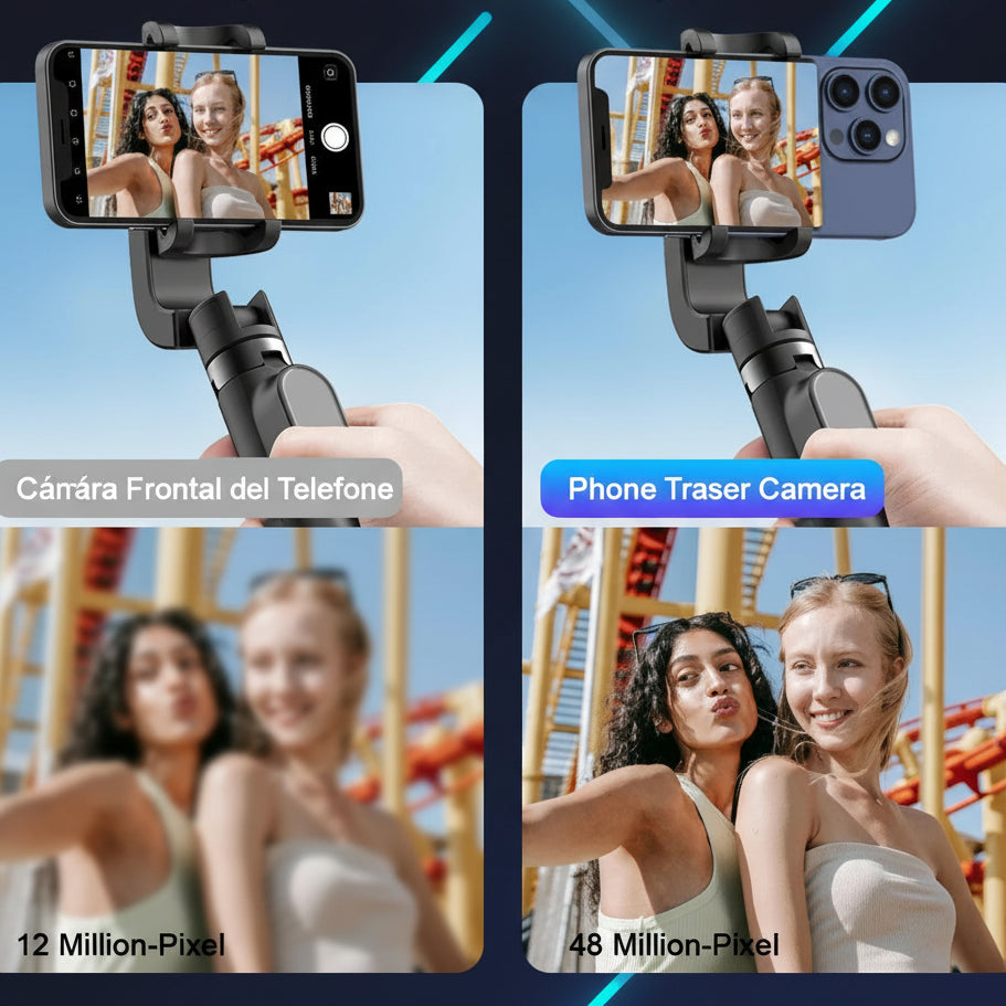 Monitor de Selfie Magnético Inalámbrico - Pantalla HD 4" para Cámara Trasera iPhone y Android