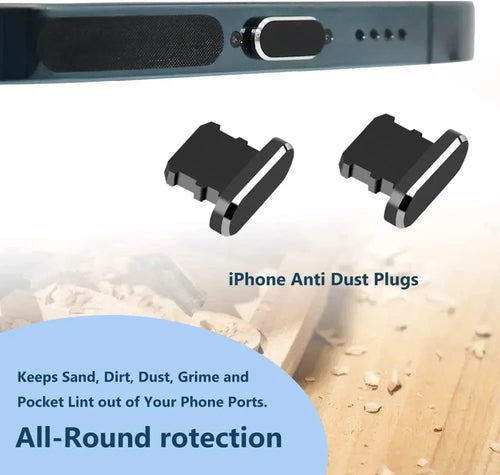 Kit de Limpieza para Celular - Cepillos y Tapón Antipolvo para iPhone, Samsung y Xiaomi