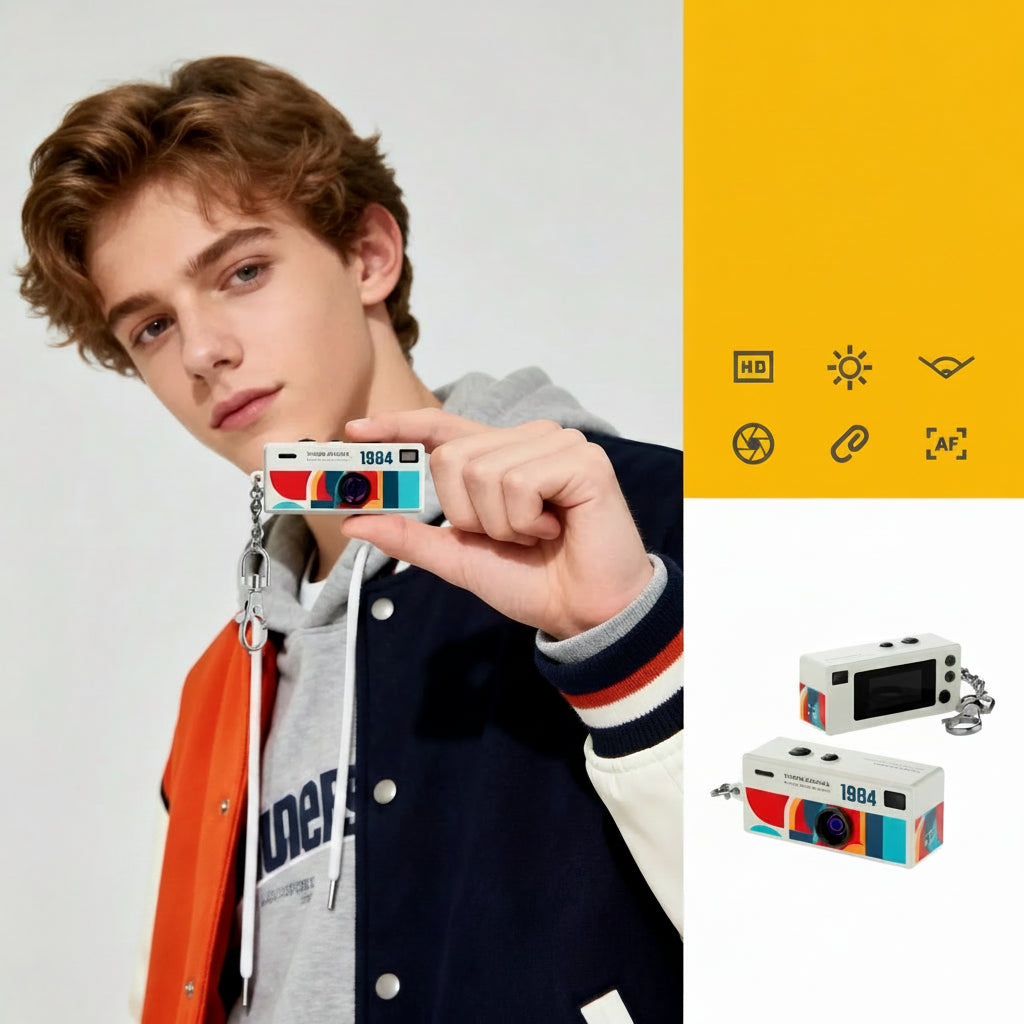 Mini cámara portátil HD 1080p